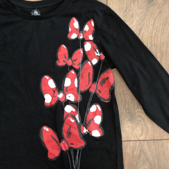Disney Minnie Mouse Bows Long Sleeve Size Xs - Picture 5 of 7